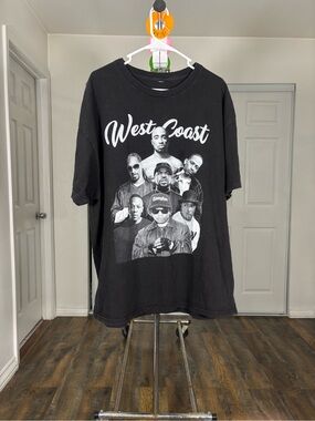 West Coast Graphic Short Sleeve Tee - Black